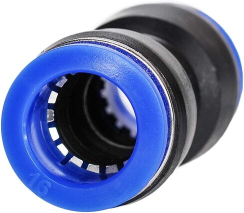 Air Tool Fittings,20 X Air Piping 16mm to 16mm (5/8) Straight Push Connectors Plastic Push Tube Quick Connect Fittings Pneumatic Connectors Air Line Fittings Tube Fittings Push Lock in Kuwait