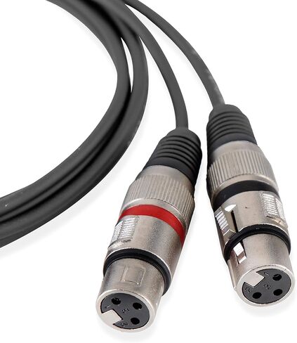 سلك صوت Pyle RCA إلى XLR - موصل RCA مزدوج ذكر إلى XLR أنثى بطول 5 أقدام ومحول سلك مكبر صوت احترافي محمول شديد التحمل - يوفر صوتًا لطيفًا - Pyle PPRCX05 in Saudi Arabia