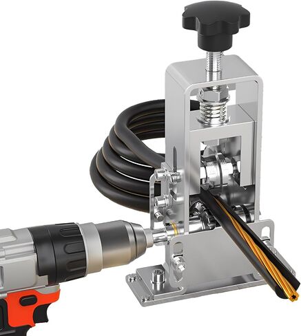 Wire Stripper Machine for Power Drill, Copper Wire Stripper for Leftover Cable, 0.04"-1" Wire Stripping Machine, Wire Stripping Tool for 1-25mm Scrap Wire in Saudi Arabia