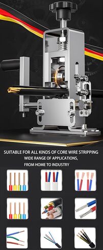 Wire Stripper Machine for Power Drill, Copper Wire Stripper for Leftover Cable, 0.04"-1" Wire Stripping Machine, Wire Stripping Tool for 1-25mm Scrap Wire in Saudi Arabia