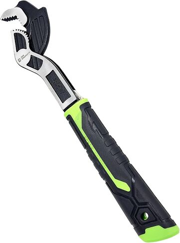 10 Inch Multi-function Adjustable Pipe Wrench, Quick Self-Adjusting, Power Grip for 15-35mm Nuts, Pipes Use，Chromium Vanadium Steel in Saudi Arabia