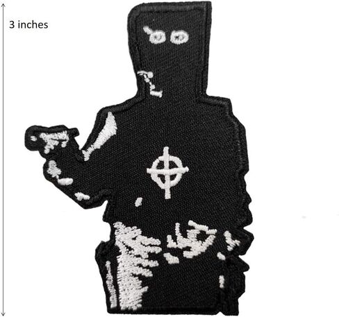 3" Zodiac Killer Serial Embroidered Iron on sew on Patch Horror Gift 1960s 1970s in Saudi Arabia