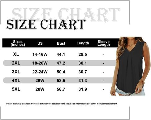CARCOS Womens Plus Size Tank Tops Sleeveless Shirts Vneck Casual Camisole Animal/Floral/Star Tank XL-5XL in Kuwait
