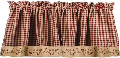 ديكورات منزلية بدائية ستارة بيري فاين تشيك - بارن ريد in Kuwait