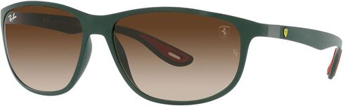 Ray-Ban RB4394m Scuderia Ferrari Collection Square Sunglasses in Saudi Arabia