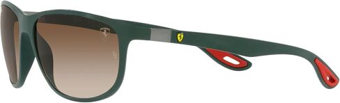 Ray-Ban RB4394m Scuderia Ferrari Collection Square Sunglasses in Saudi Arabia