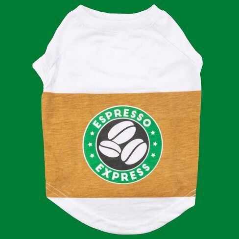 Puppuccino Dog Shirt - Cute Coffee Cup Halloween Costume for Pets (X-Large) in Saudi Arabia