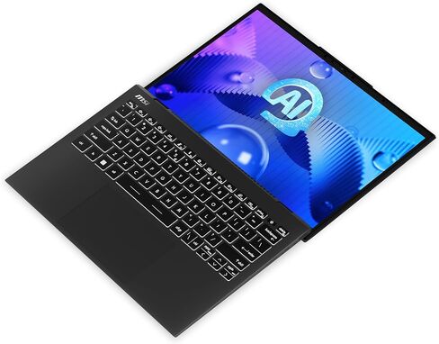 MSI Prestige 13 AI Evo Laptop: Intel Ultra 7-155H, 13.3" UHD+ OLED Display, 16GB DDR5, 1TB NVMe SSD, HDMI, MicroSD Card Reader, Win 11 Pro: Stellar Gray A1MG-029US in Saudi Arabia