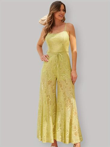 TICOSA Sexy lace suspenders with a leaky back women's jumpsuit in Saudi Arabia