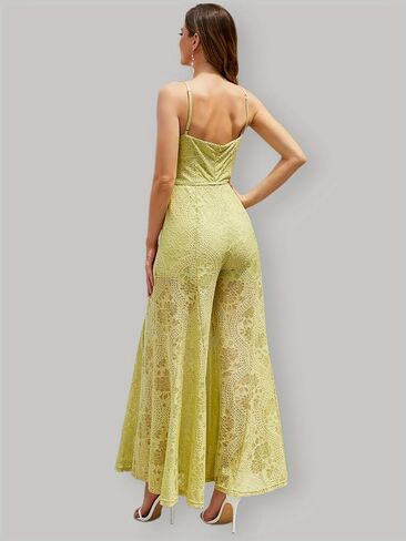 TICOSA Sexy lace suspenders with a leaky back women's jumpsuit in Saudi Arabia