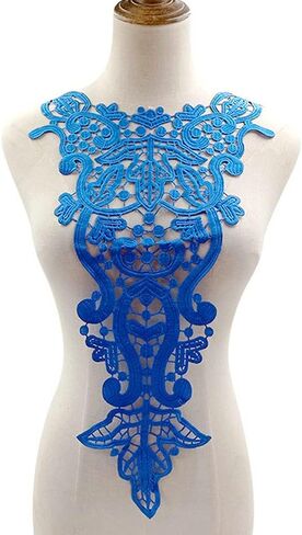 1 Pcs Water-Soluble Lace Collar Polyester Silk Embroidery Chest Lace Three-Dimensional Hollow Collar Fake Collar in Saudi Arabia