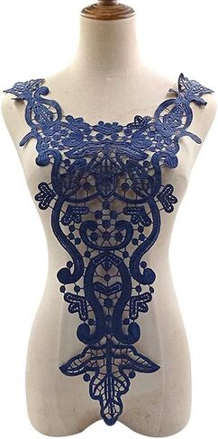 1 Pcs Water-Soluble Lace Collar Polyester Silk Embroidery Chest Lace Three-Dimensional Hollow Collar Fake Collar in Saudi Arabia