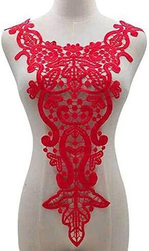 1 Pcs Water-Soluble Lace Collar Polyester Silk Embroidery Chest Lace Three-Dimensional Hollow Collar Fake Collar in Saudi Arabia