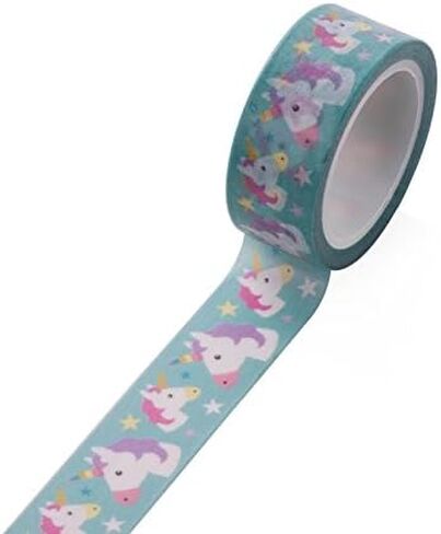 مجموعة شريط واشي 20 لفة، شريط لاصق مزخرف للحرف اليدوية وسجلات القصاصات والمخططين in Kuwait