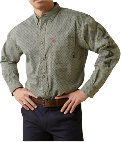 Ariat Men's Fr Chisolm Logo Work Shirt in Saudi Arabia