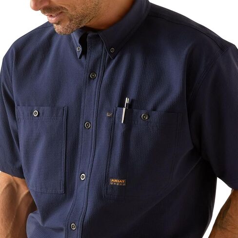 Ariat Men's Rebar Made Tough 360 Airflow Work Shirt in Saudi Arabia