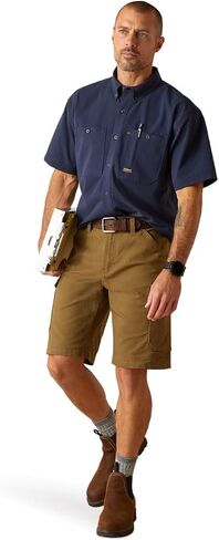 Ariat Men's Rebar Made Tough 360 Airflow Work Shirt in Saudi Arabia
