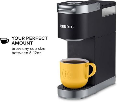 ماكينة صنع القهوة Keurig K-Mini Plus ذات الخدمة الفردية مع مجموعة تخزين K-Cup (أسود) مع سائل إزالة الترسبات و12 قطعة من الشواء الإيطالي (3 قطع) in Kuwait