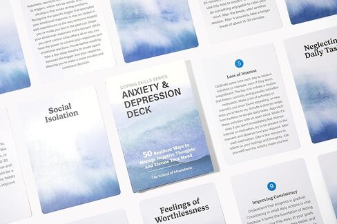 The School of Mindfulness- Mindfulness Coping Skills Series Deck, for Depression and Anxiety, Anger Management, and Cravings and Triggers (Anger Management) in Saudi Arabia