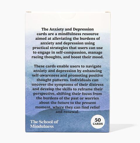 The School of Mindfulness- Mindfulness Coping Skills Series Deck, for Depression and Anxiety, Anger Management, and Cravings and Triggers (Anger Management) in Saudi Arabia