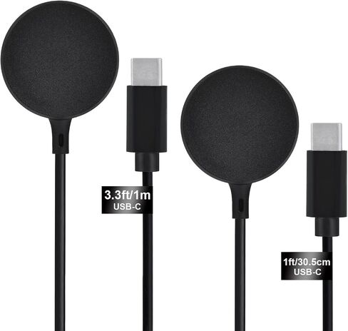 COSOOS 2-Pack USB-C Charging Cables for Garmin Charger Cable Stand, 1m Long & 30cm Short Watch Charging Dock Station for Garmin Fenix 7 6 5, Vivoactive 5 4 3, Forerunner 935, 245 in Kuwait