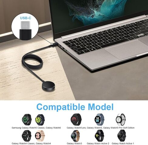 COSOOS 2-Pack USB-C Charging Cables for Garmin Charger Cable Stand, 1m Long & 30cm Short Watch Charging Dock Station for Garmin Fenix 7 6 5, Vivoactive 5 4 3, Forerunner 935, 245 in Kuwait
