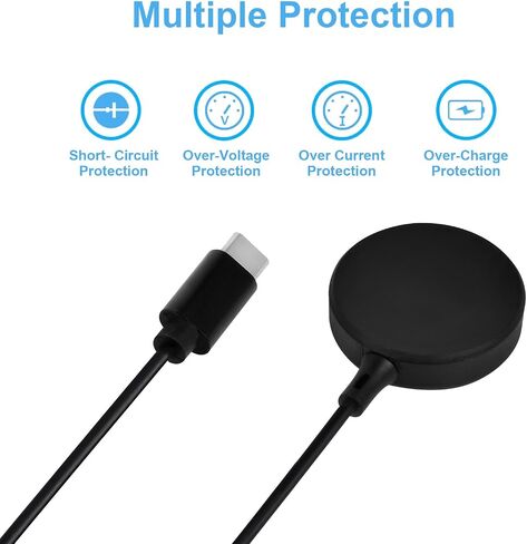 COSOOS 2-Pack USB-C Charging Cables for Garmin Charger Cable Stand, 1m Long & 30cm Short Watch Charging Dock Station for Garmin Fenix 7 6 5, Vivoactive 5 4 3, Forerunner 935, 245 in Kuwait