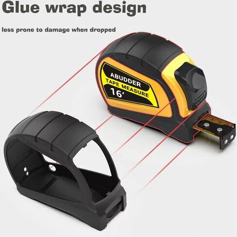 مجموعة شريط قياس، 3 أشرطة قياس (10 بوصات و16 بوصة و25 بوصة)، شريط قياس سهل القراءة قابل للسحب بكسور 1/8، شريط قياس in Kuwait