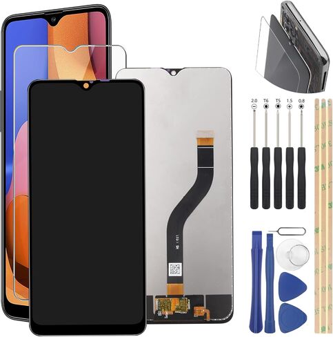 استبدال شاشة Galaxy A20S لهاتف Samsung Galaxy A20S A207 A207F A207M SM-A207F/DS SM-A2070 2019 شاشة LCD تعمل باللمس مع أدوات in Saudi Arabia