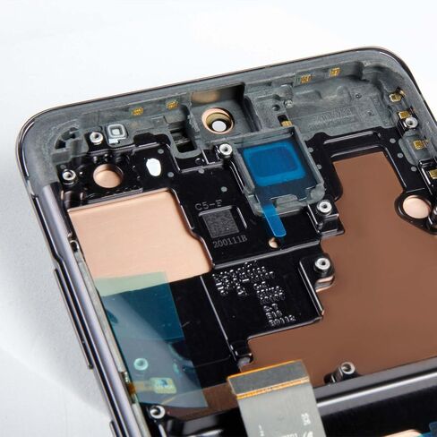 شاشة LCD أصلية S21 FE 5G G990 OEM + إطار جرافيت لهاتف Samsung Galaxy S21 FE SM-G990u/u1/w/b/e 6.4 بوصة شاشة LCD بديلة تعمل باللمس مجموعة محول رقمي in Saudi Arabia