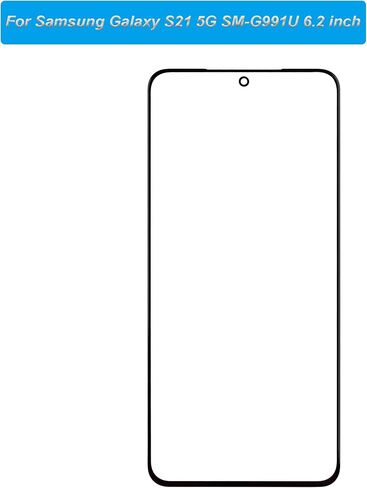 استبدال عدسة الشاشة الخارجية الزجاجية الأمامية متوافق مع هاتف Samsung Galaxy S21 5G SM-G991U مقاس 6.2 بوصة مع أدوات (بدون شاشة ومحول رقمي يعمل باللمس) in Saudi Arabia
