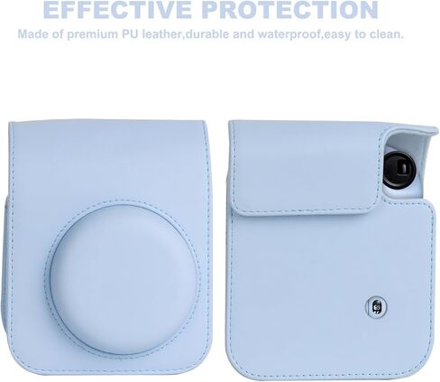 مجموعة ملحقات صغيرة 11 في 1 فورية مكونة من 12 كاميرا Fujifilm Instax Mini 12 مع حافظة كاميرا + ألبوم صور + ملصق DIY + إطار معلق على الحائط + إطار طاولة كبير (زهري وردي) in Kuwait