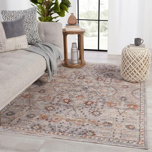 Jaipur Living Washable, Soft 3x12 Runner Rug, Boho, Blue and Gray, Entryway Rug, Hallway Runner in Saudi Arabia