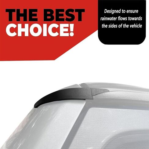 محول المطر/مزراب المطر لسيارة جيب رانجلر، ملحقات مزراب المطر لسيارة جيب رانجلر JK JKU 2007-2018، 2 حزمة in Kuwait