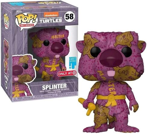 Splinter Artist Series Teenage Mutant Ninja Turtles Funko Pop! Vinyl Figure with Pop! Protector - Exclusive in Saudi Arabia