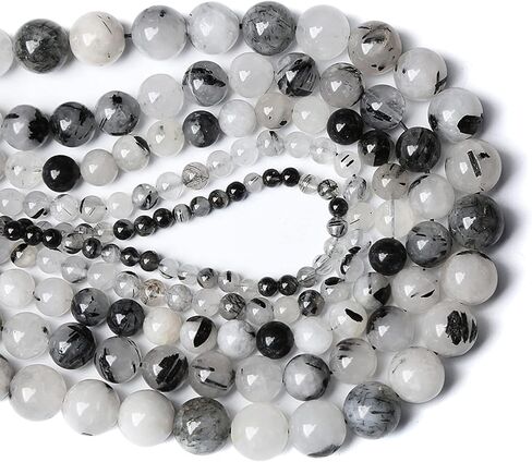 4 مللي متر 80 قطعة لهب Yooperlite حجر الخرز فضفاض الخرز لصنع المجوهرات أساور يدوية تظهر لهب اللون تحت إشعاع مصابيح الأشعة فوق البنفسجية in Kuwait