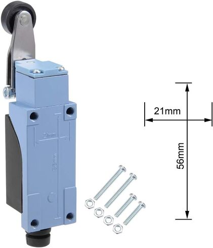uxcell TZ-8104 Limit Switch Roller Lever Arm 1NC+1NO for CNC Mill 3D Printer Door Switch in Saudi Arabia