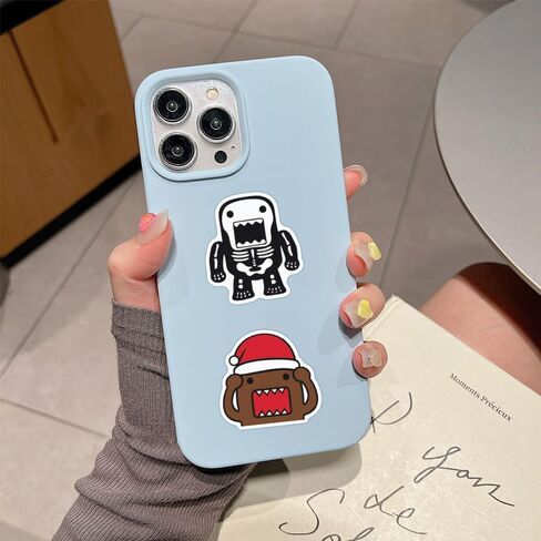 50pcs Domo Stickers Pack,Cute Cartoon Aesthetic Cats Party Decorations Waterproof Vinyl Children's Stickers for Water Bottle Laptops Travel Case Scrapbook Phone (Domo) in Saudi Arabia