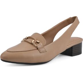 WHITE MOUNTAIN Women's Boreal Low Block Loafer Heel