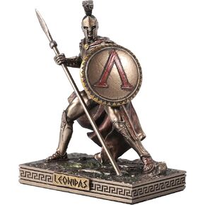 Veronese Design 3 Inch King Leonidas of Sparta Resin Miniature Figurine Hand Painted Bronze Finish