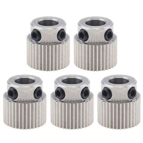 5Pcs Extruder Wheel Gear 36 Teeth Gear Stainless Steel 3D Printer Parts Drive Gear for MK7 MK8 Extruder