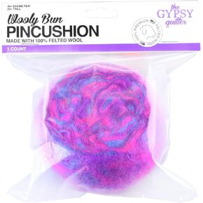 Gypsy Quilter Wooly Bun Pincushion Notions, Purple