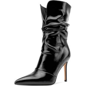 Castamere Womens Stiletto High Heel Pointed Toe Ankle Boots Short Bootie Slip-on Party Dress 3.9 Inches Heels Boots
