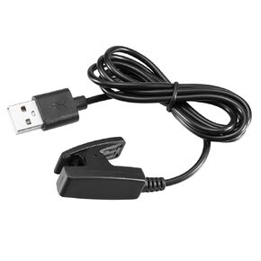 Compatible with Garmin Lily 2/Vivomove Trend Replacement USB Charging Cable, USB A Charger Charging Cables SmartWatch Accessories(Black)