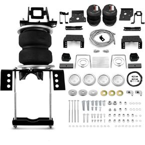 Rear Air Spring Bags Suspension Kit Compatible with 2011-2016 Ford F-250 and F-350 4WD Pickups Air Helper Spring Kit Load Leveling Capacity 5000 lb Replaces# 89396