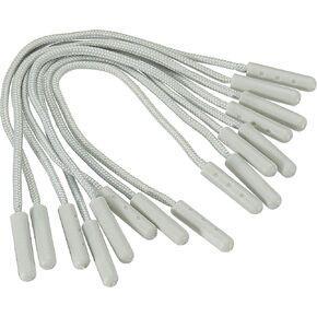 PATIKIL Zipper Pulls Extension Handle Cord, 15 Pack Finger Use Plastic Curve Puller Tab Tag Extender for Luggage Backpacks, Black in Saudi Arabia