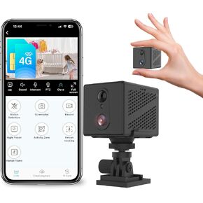 VSTARCAM Portable Hidden Camera, 180 Days Standby Battery Life, AI Motion Detection Alerts, Auto Night Vision, Real-Time Record Security Wireless Camera Nanny Cam with 1296P 4G LTE in Kuwait