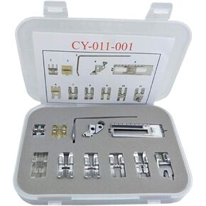 CKPSMS Brand - 1SET #CY-011-001 11 PCS SNAP ON Presser Walking Foot/FEET Compatible with/Replacement for PFAFF Brand 1000-7570 with IDT Walking Foot (Snap On Presser Walking Feet)