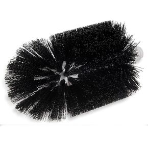 SPARTA 4014600 Plastic Floor Drain Brush, Drain Cleaning Brush With Female Thread For Drain Cleaning, 3 Inches, Black, (Pack of 6)