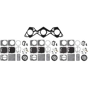 Mikuni Triple Carb Rebuild Kit & Base Gasket 65U-13556-00-00 Compatible with Yamaha SUV SV 1200 GP Xl 1200 NPV Product Name